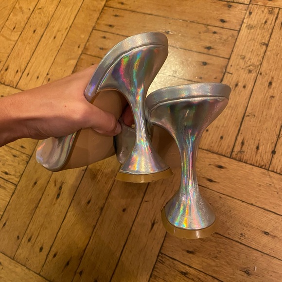 Iridescent Heels // Disco Costume Heels - Picture 3 of 7
